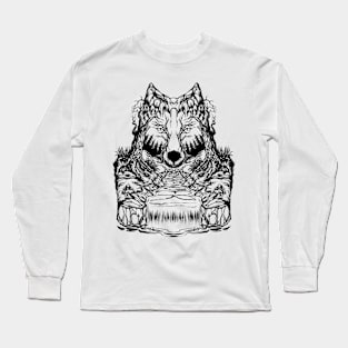 Wolf Spirit Lord Of The Forest Long Sleeve T-Shirt